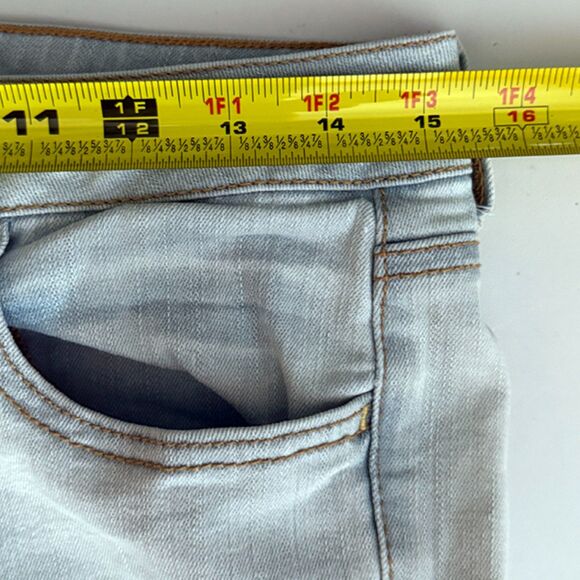 American Eagle Outfitters Light Blue Skinny Super Stretch Jeans Size 10 - Picture 11 of 14